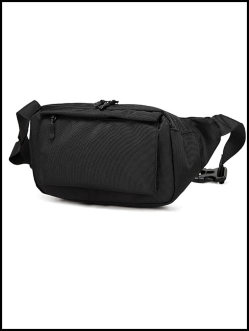 Lightweight Nylon Fanny Pack Crossbody Sling Chest Bag Waist Pack for Running